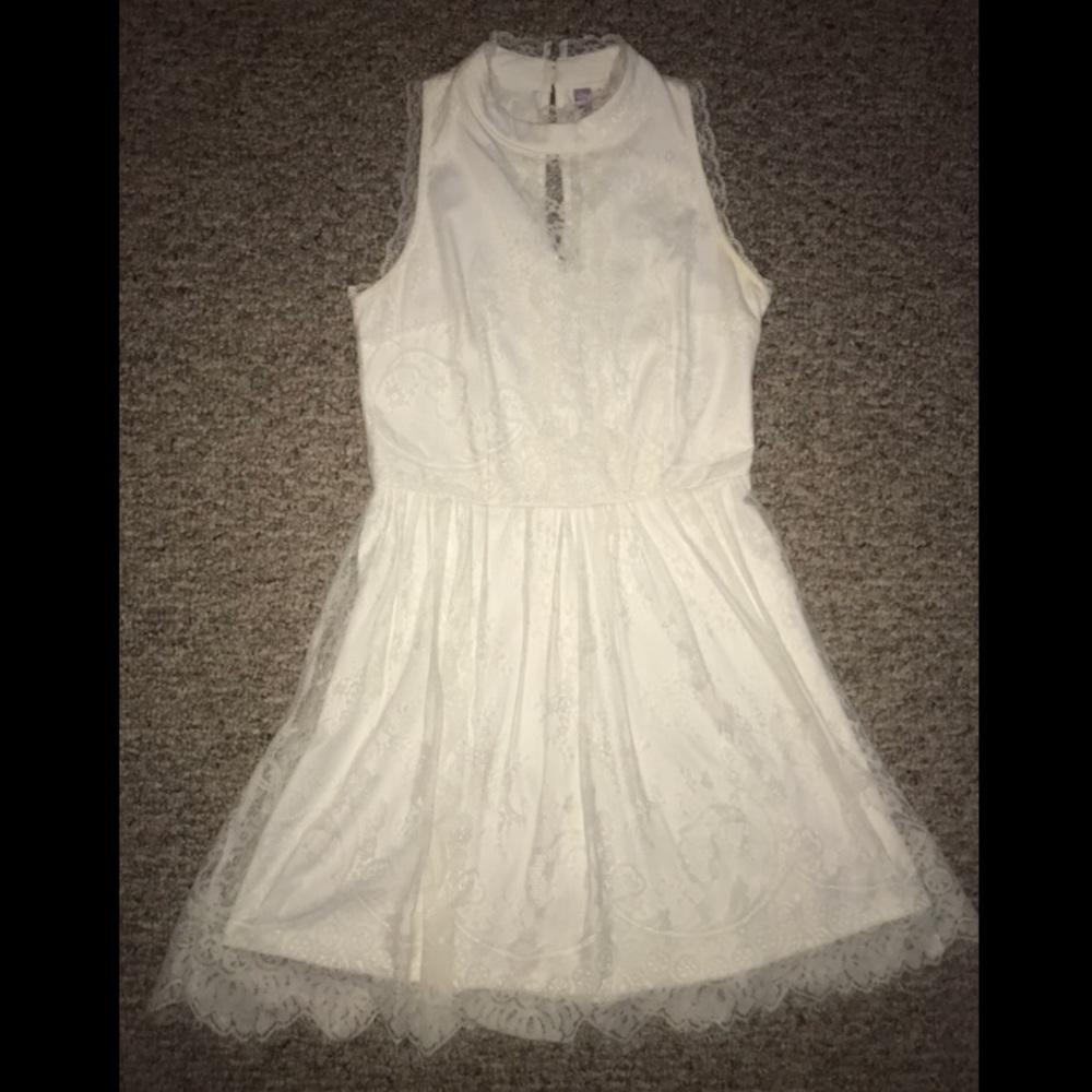 White lace dress wedding shower/bachelorette party